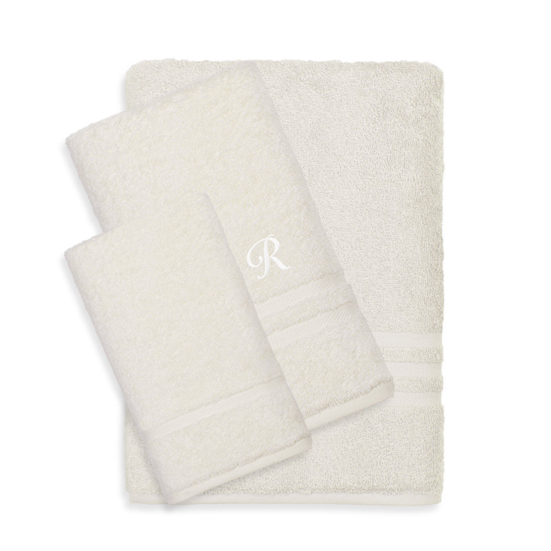 Denzi Terrycloth Bath Towels, Cream, R