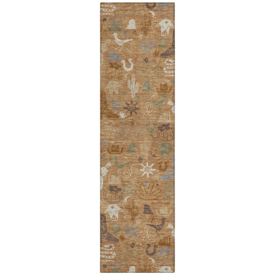 Machine Washable Indoor/Outdoor Chantille ACN2512 Kids Rug