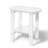 17 in. 2-Tier Rectangular HDPE Outdoor Side Table with Rounded Corners-871962005