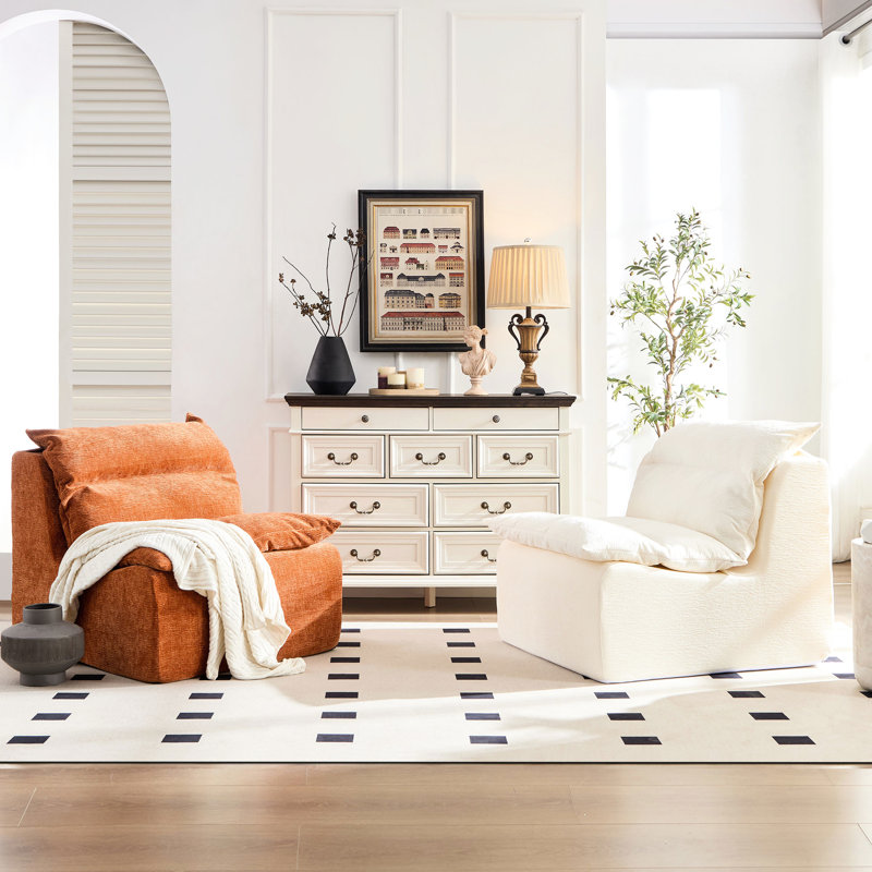 Fauteuil à billes Autley, Orange