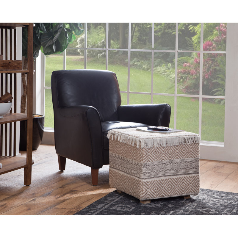 Square Upholstered Stool