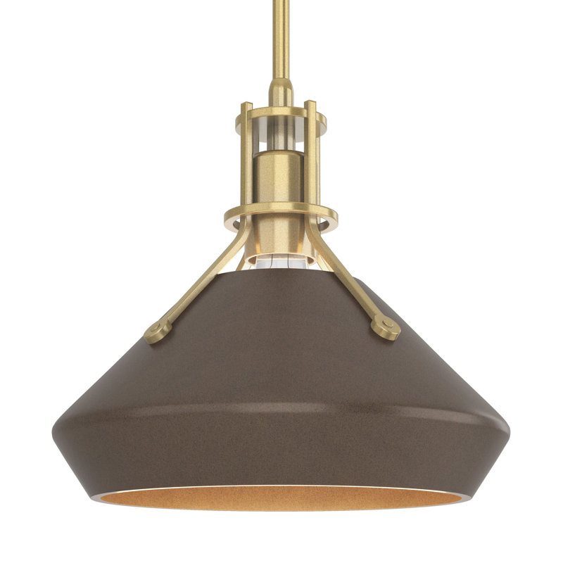 Henry with Chamfer Pendant, Bronze, Modern Brass