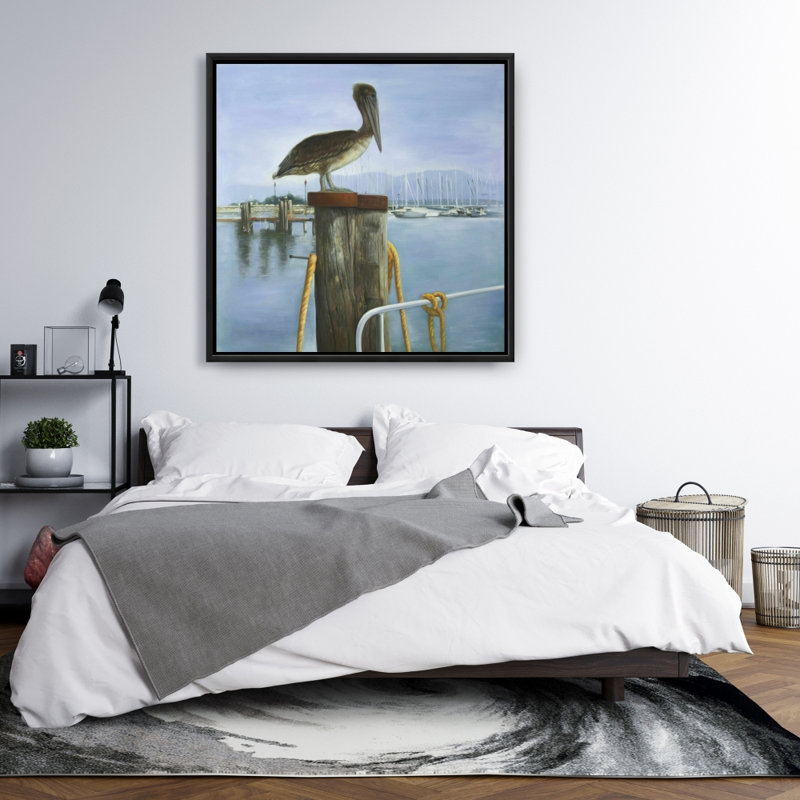 «Pelican» sur toile, H 36 po x l 36 po