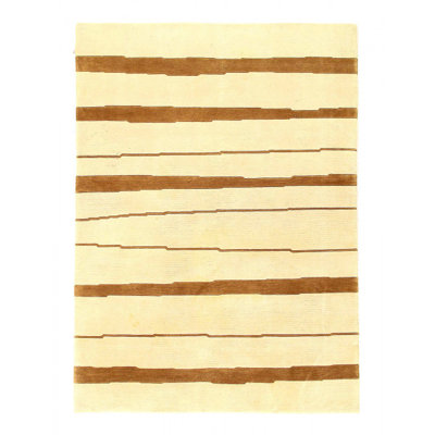 Tapis en laine d'agneau rectangulaire moyen de 8 pi x 5 pi 07 po Chifdale