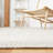 Martha Stewart 9604 Hand Loomed Wool/Cotton Chevron Rug in Gray/Ivory-66652905