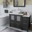  Ensemble de meuble-lavabo autoportant avec cadre en marbre et miroir assorti encadré de 42 po-27042771