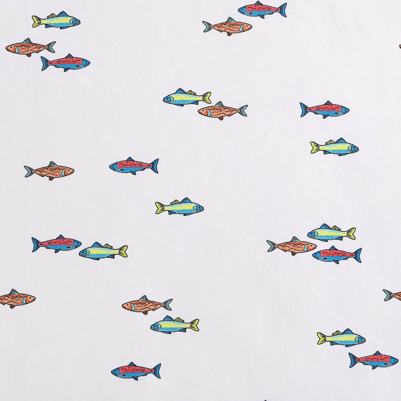 Ensemble de draps Eddie Bauer, Ensemble de draps pour lit simple + 1 taie d'oreil, Lac aux poissons