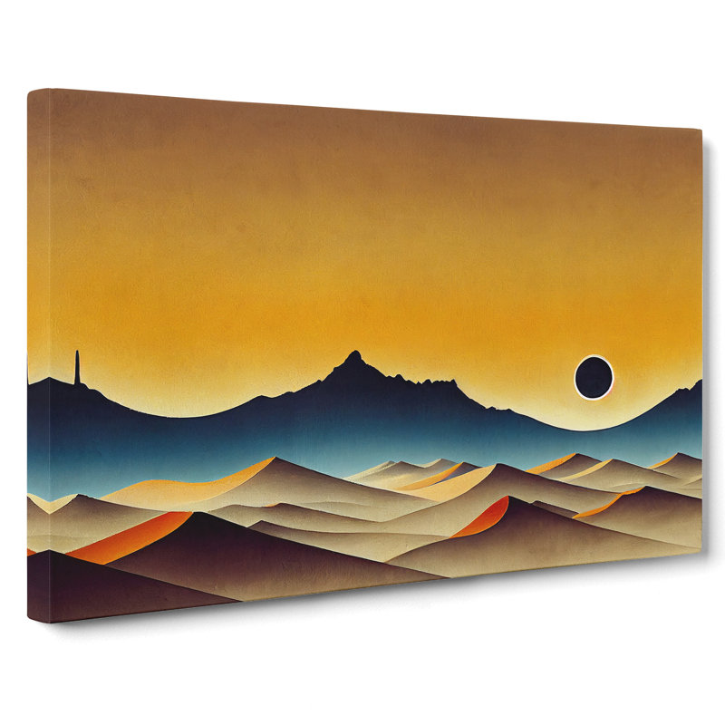 Desert Sunrise - Wrapped Canvas, 50cm H x 76cm W x 3cm D