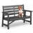 51.5" All Weather HDPE Garden Benches-841450482