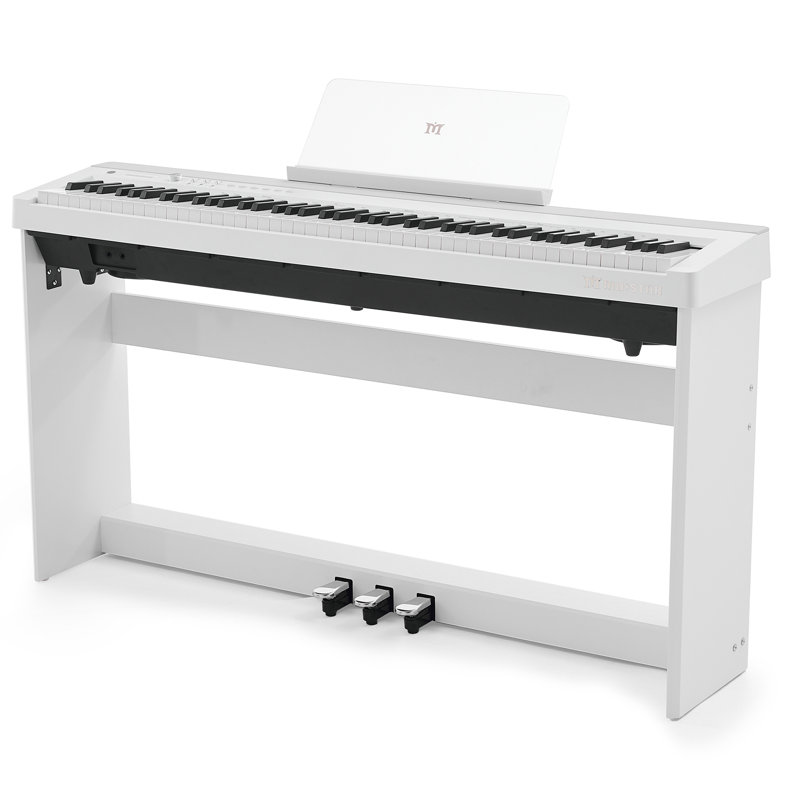 White Wood Electric Play Music Instrument