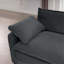 Canapé en velours côtelé deux places avec 2 repose-pieds-315954196