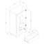 Armoire-penderie avec portes et tiroir Oxford-107315509