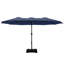 Ayram 457.2 cm W X 274.3 cm D Rectangular Market Parasol with Crank Lift-1463809649