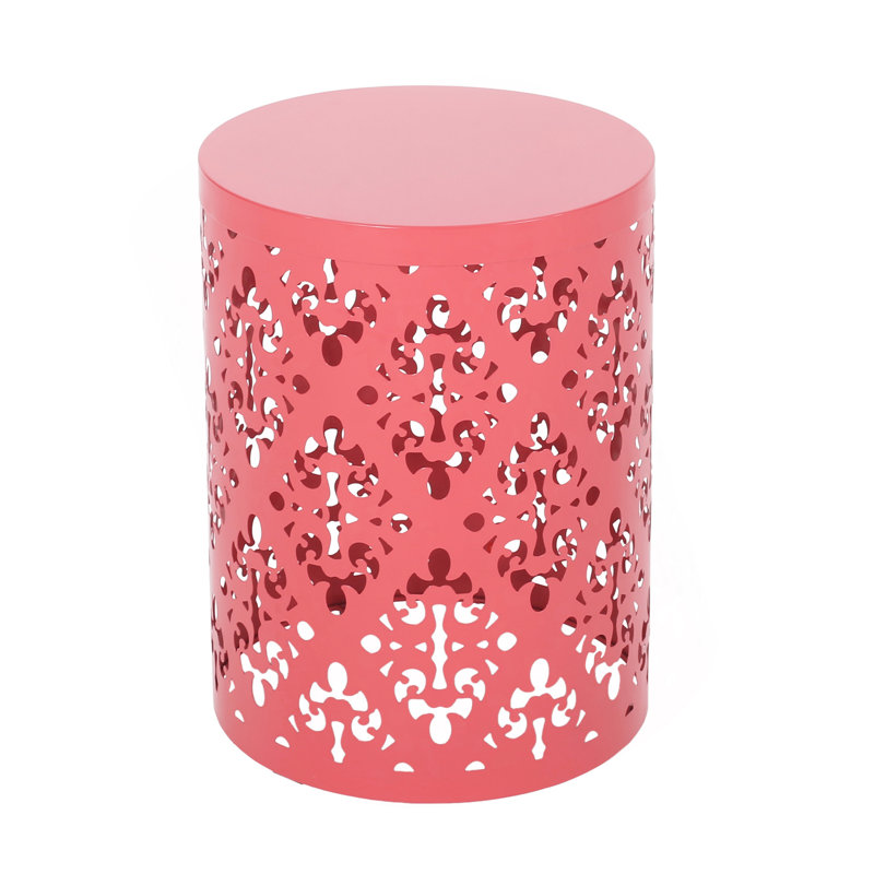 Outdoor Metal End Table -Large