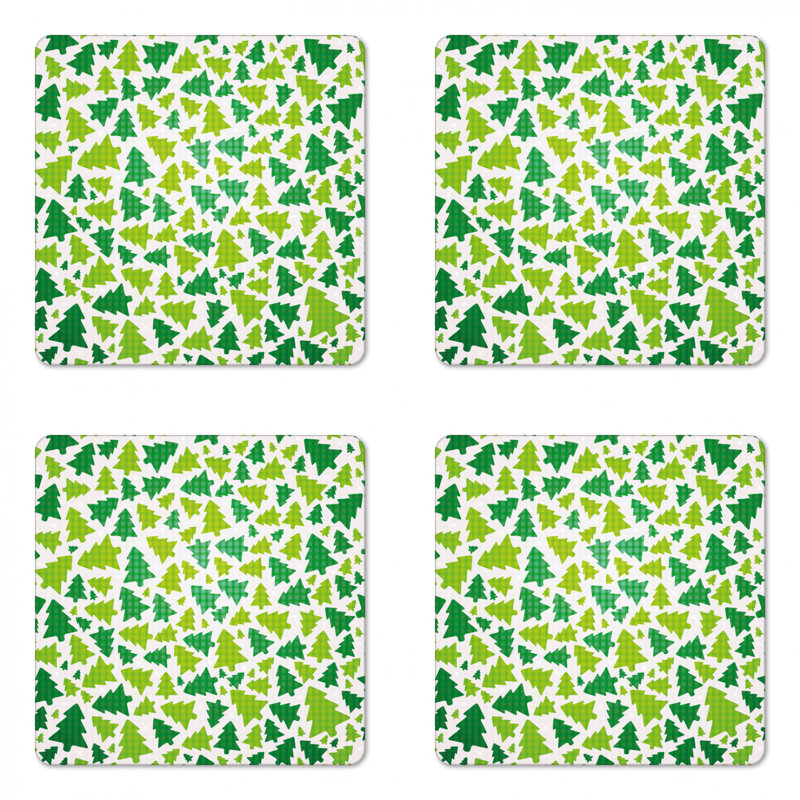 Square 4 Piece Coaster Set