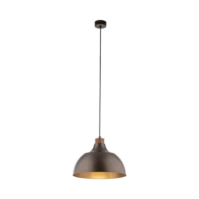 Luminaire suspendu CAP rouge brique, Brun