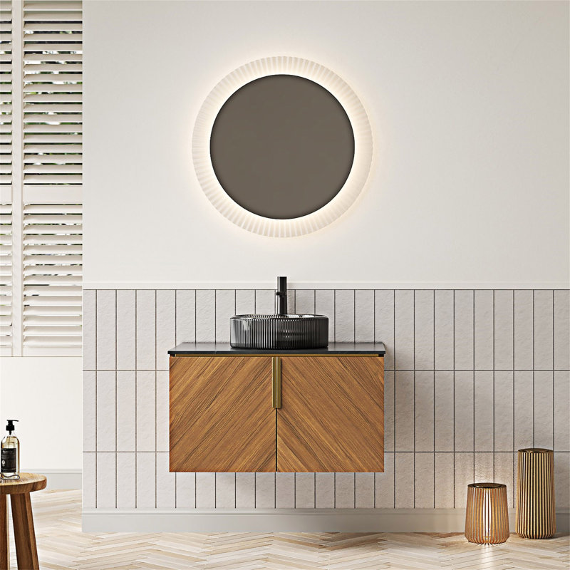 Meuble-lavabo mural avec lavabo
