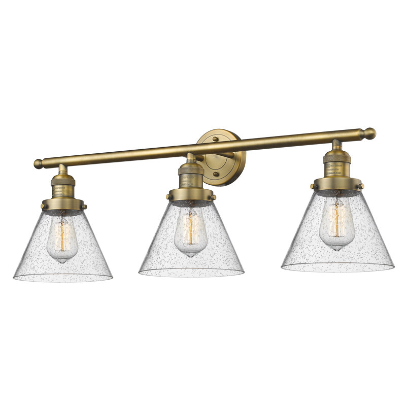 Adelhard 3 - Light Dimmable Vanity Light, Brushed Brass