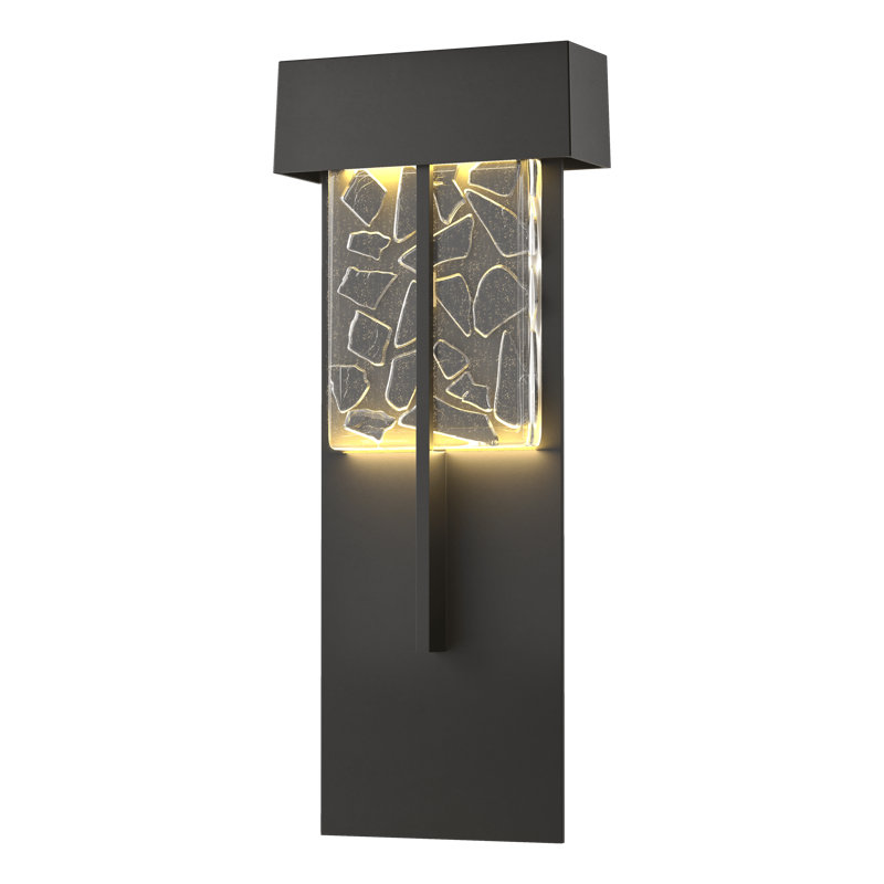 Shard Outdoor Flush Mount, Coastal Black