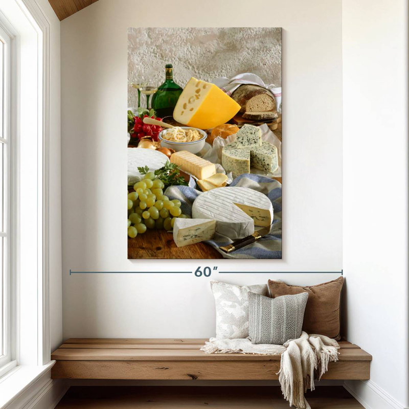 Yarlin Bavarian Cheeses, 51" H x 34" W