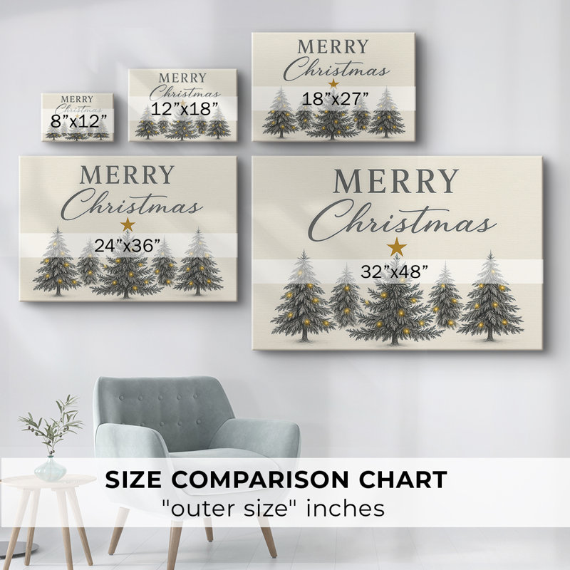 Toile tendue avec châssis Frostlit Whisper, H 8 po x l 12 po