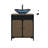 30" Free Standing Single Bathroom Vanity With Manufactured Wood Top With Sink And Faucet-770359884-770359894