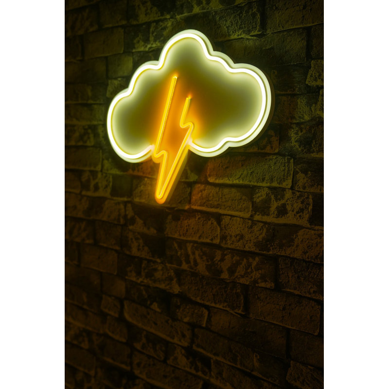 Rubans d'éclairage à DEL au néon flexible, imperméable IP67, 12 V DC, 12 W | 1,5 pi x 1,1 pi x 0,08 po | Blanc éclatant et couleurs jaunes, 400 lumens, parfait pour la décoration intérieure et les fêtes | Gabarit en mousse de PVC, longueur de cordon de 375 cm