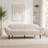 Curved 3-Seater Chenille Sofa with Sturdy Frame