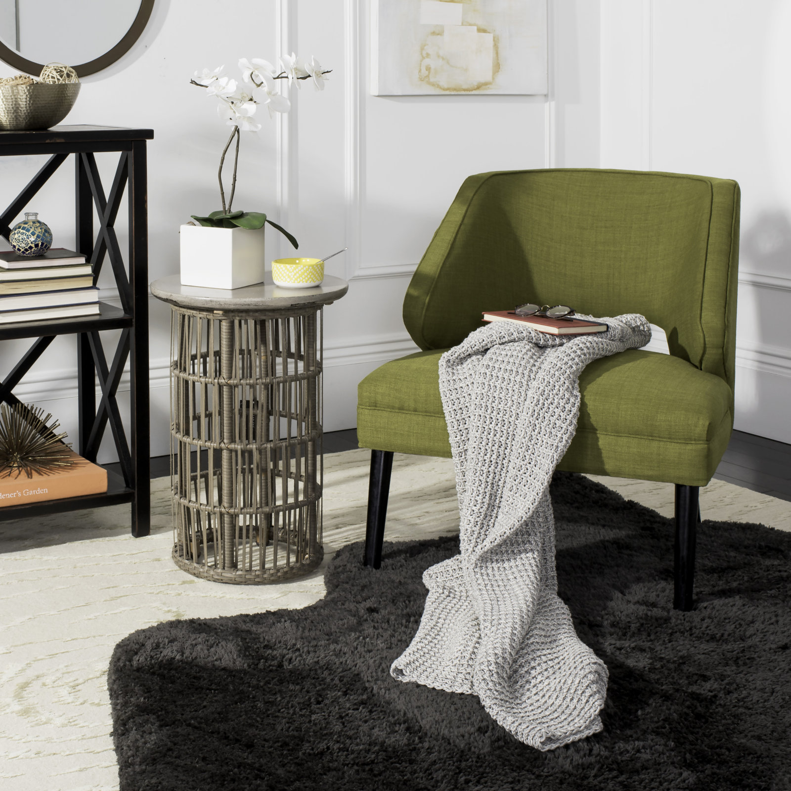 Piper Cotton Knitted Throw Blanket