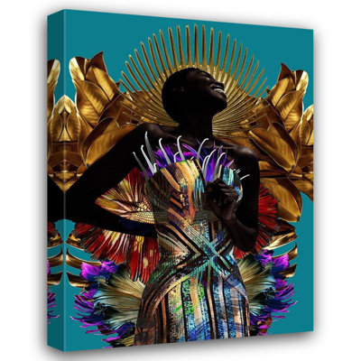 Red Barrel Studio® Lorenzo, Lolita Gallery Wrapped Canvas Art Titled: Hathor
