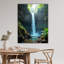 Art mural en verre trempé forêt cascade-1538217478