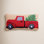 Christmas Truck 12" x 6" Pillow Cover