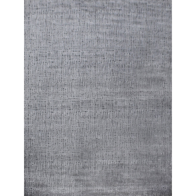Area Rug in Gray/Ivory, Rectangle 9' x 12'