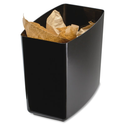 Plastic Open Waste Baskets - 5.02 Gallons