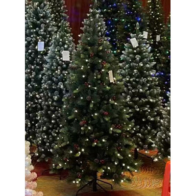 Arbre de Noël Pinecone Red Berry PE