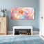Plantes et fleurs, pivoines pastel, reproduction d'art sur toile-981244032