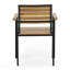 Chaise 2 pièces en bois et métal