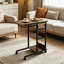 Table utilitaire mobile à hauteur réglable avec rangement multifonctionnel