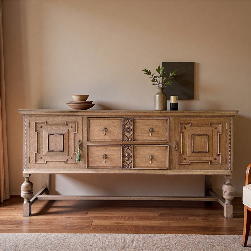 Multifunctional Kitchen Sideboard, 37.4" H x 70.87" W x 17.72" D