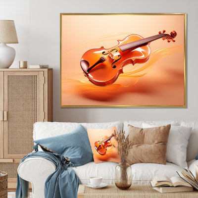 " Vibrant Violin Auburn Elegance IV "