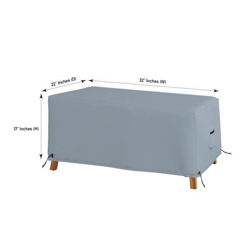 Outdoor Cover, Grey, 43.2cm H x 81.3cm W x 76.2cm D