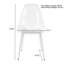 Chaise d'appoint transparente (ensemble de 4)-846646028