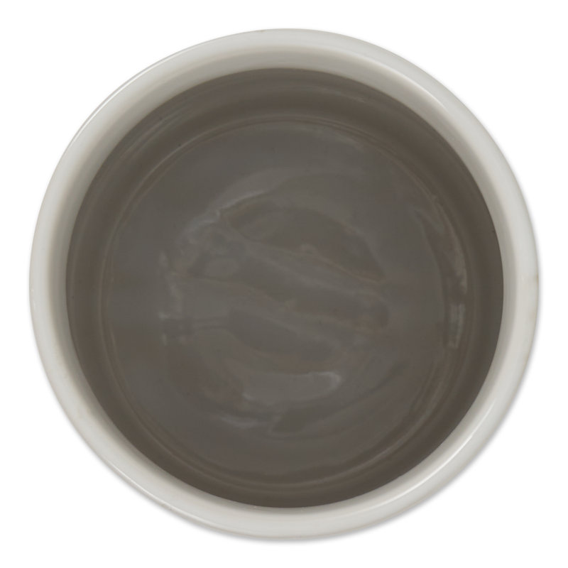 Pot à ustensiles en marbre et céramique, Blanc