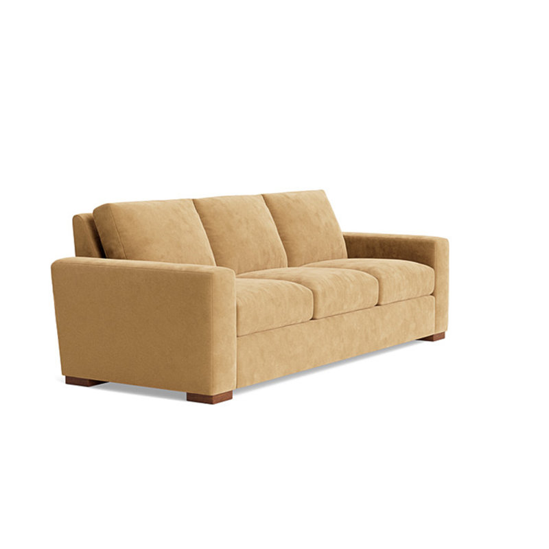 Couch Potato Sofa (95"), Performance Velvet - Nutmeg