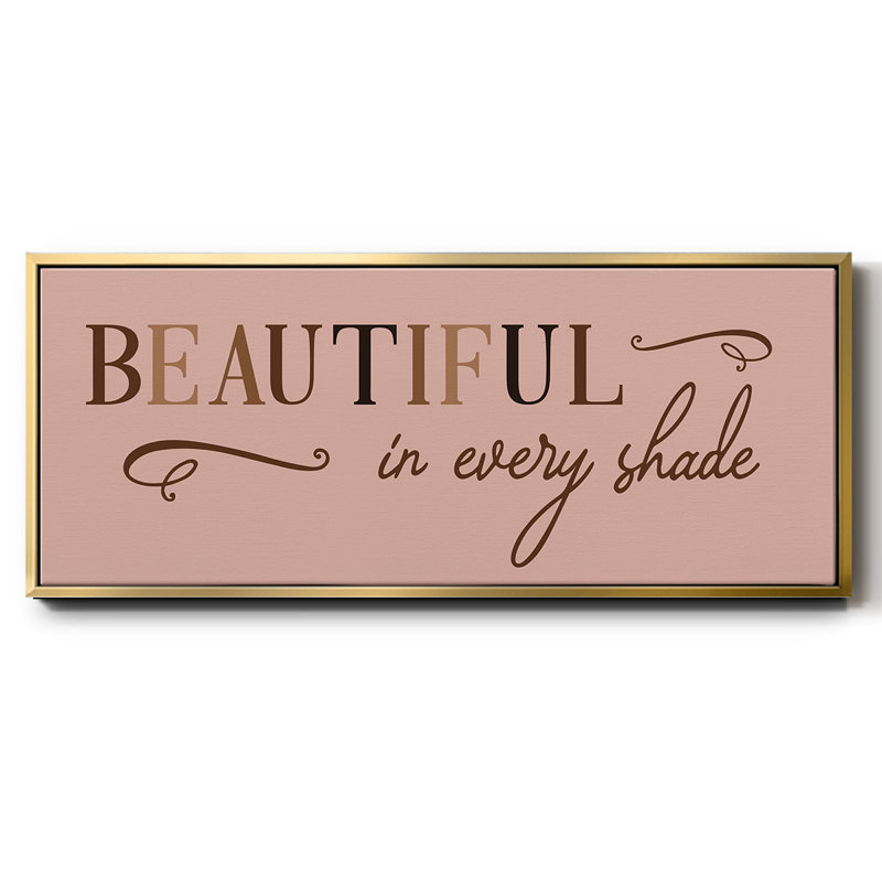 Every Shade - Toile encadrée, H 24 po x l 60 po