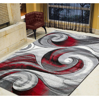 Aftan Abstract Indoor Rug