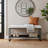 Chamille 40.6" Upholstered Entryway Bench with Lower Shoe Shelf, Sturdy Metal Frame-1084786875