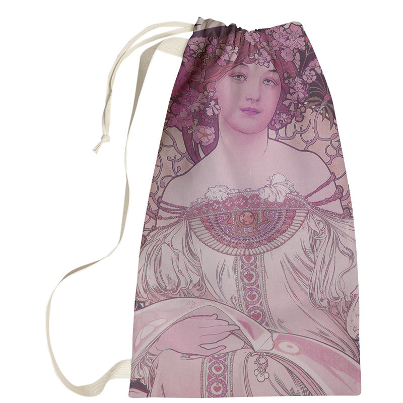 Sac à linge à lit bougon Magdaleno, Petit (H 64 po x l 20 po x P 1,5 po), Rouge