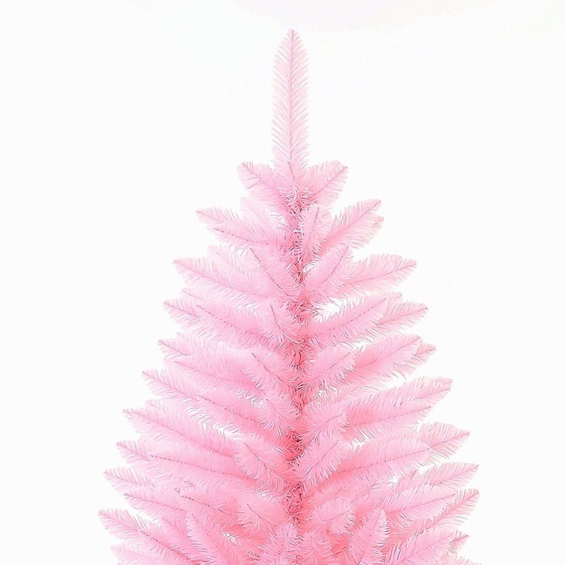 Arbre de Noël 6 pi - rose, H 6 pi