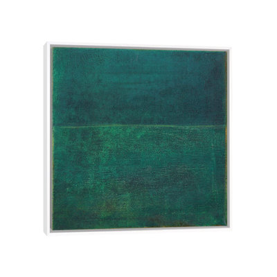Green Zen I - Wall Art Print - Framed Canvas